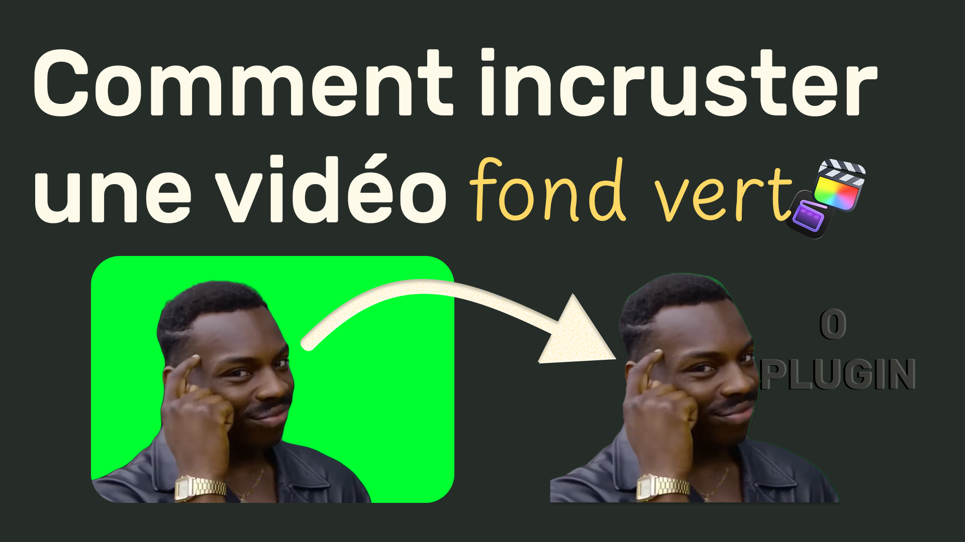 Miniature sur le fond vert